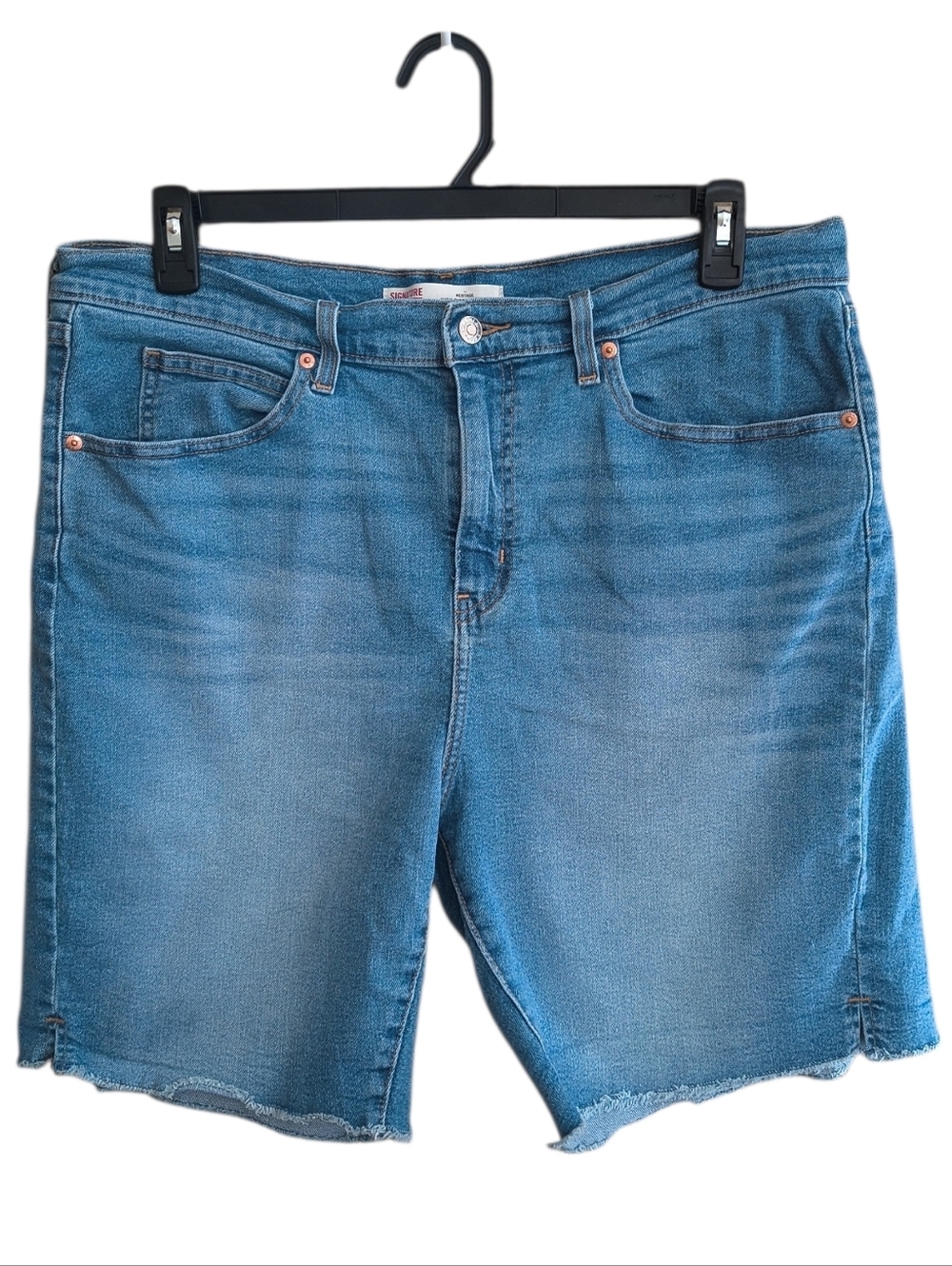 Signature by Levi Strauss Heritage High Rise Denim  Bermuda Shorts Size 18???